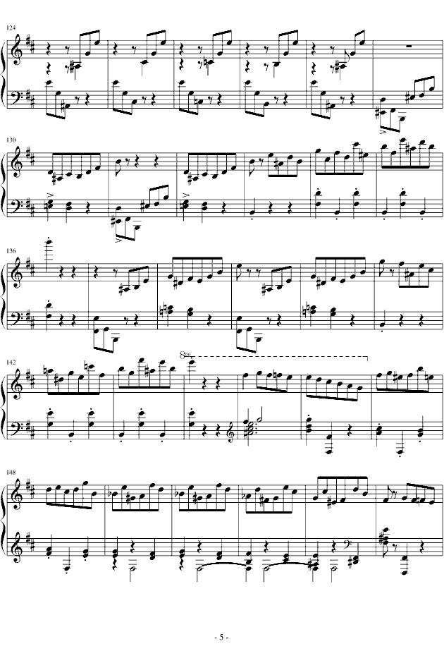 b小调谐谑曲钢琴曲谱（图5）