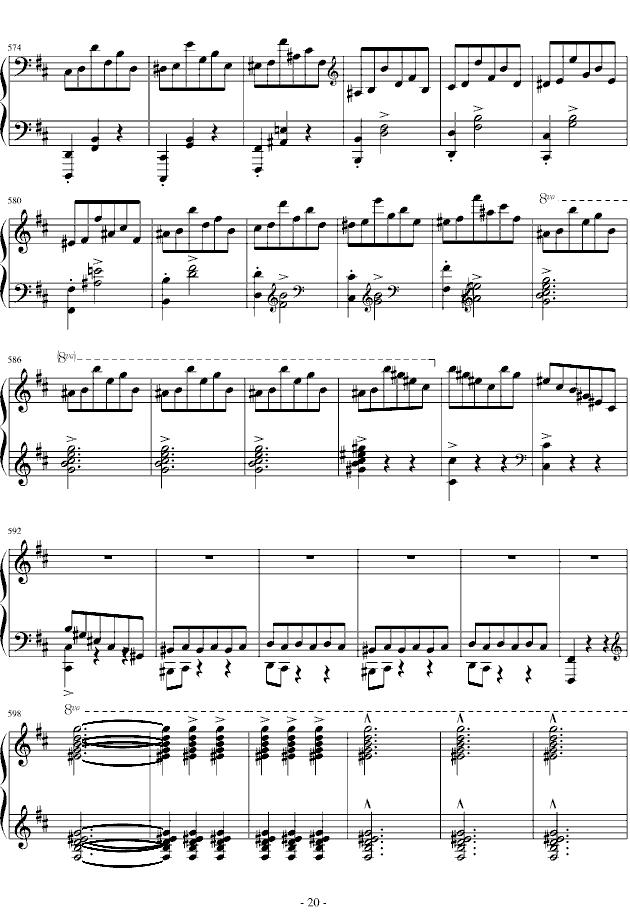 b小调谐谑曲钢琴曲谱（图20）