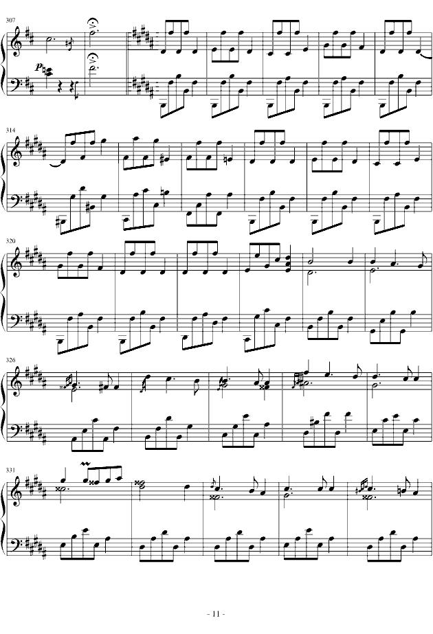 b小调谐谑曲钢琴曲谱（图11）