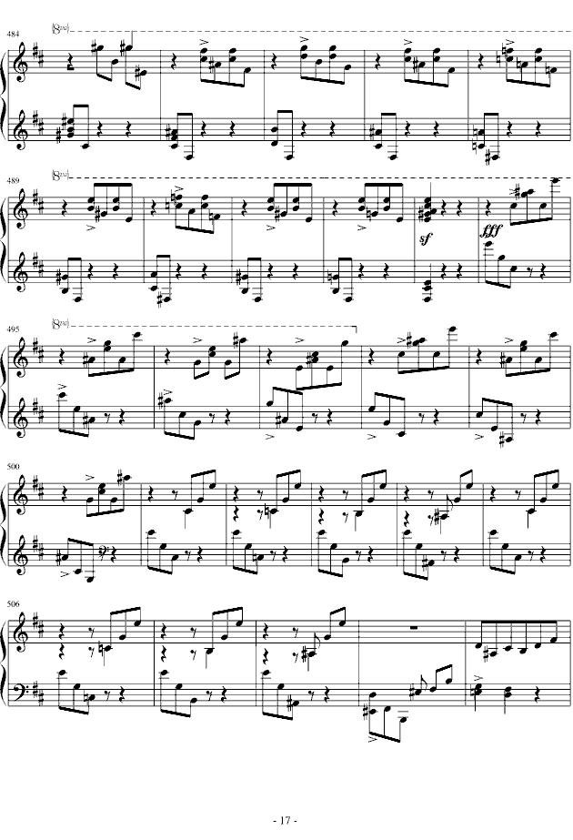 b小调谐谑曲钢琴曲谱（图17）
