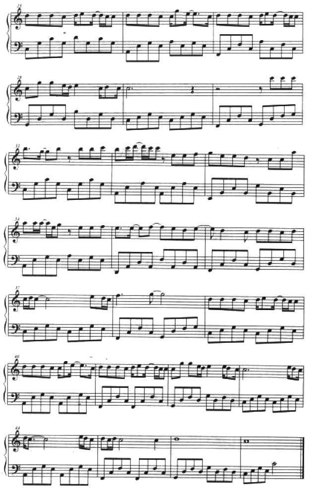 黑白画映钢琴曲谱（图2）