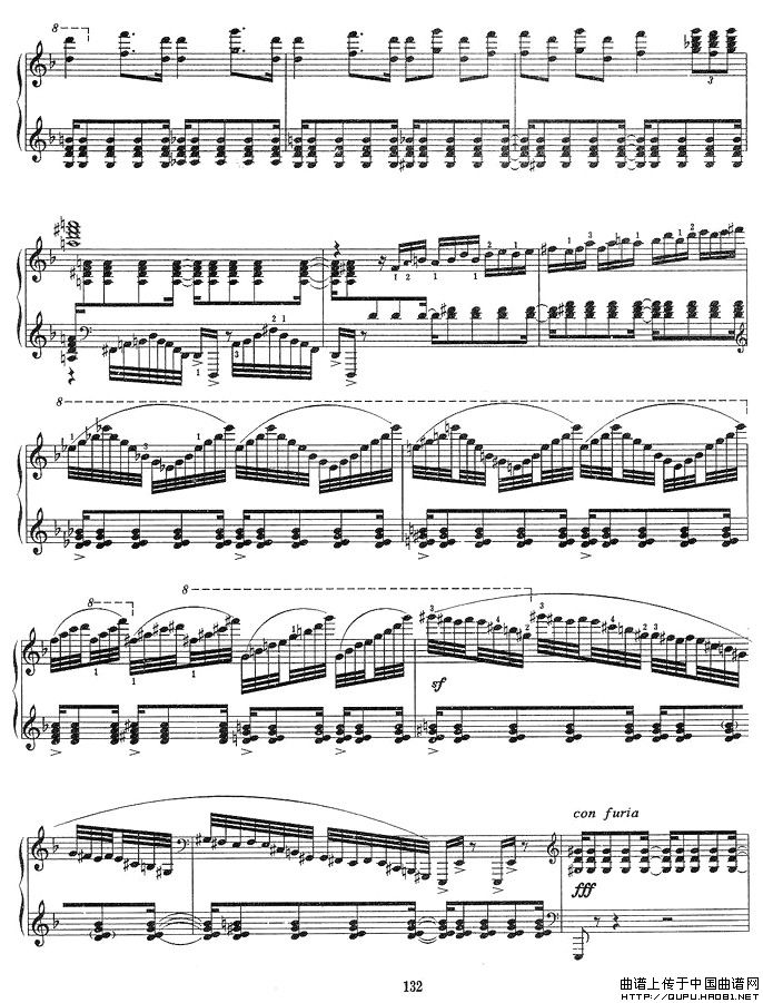 序曲与舞曲（第一部分）P5钢琴曲谱（图1）