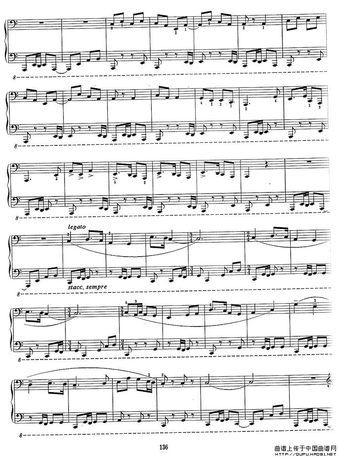 序曲与舞曲（第二部分）P2钢琴曲谱（图1）