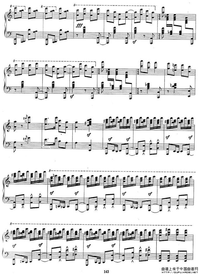 序曲与舞曲（第二部分）P9钢琴曲谱（图1）
