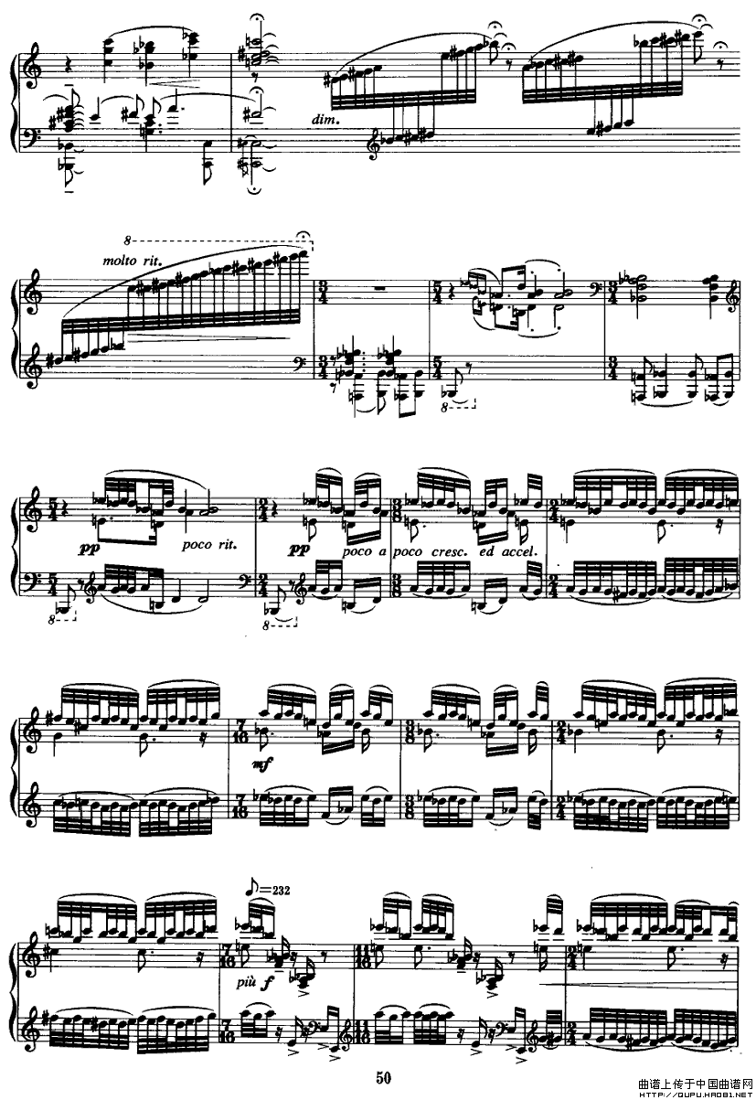 情景P9钢琴曲谱（图1）