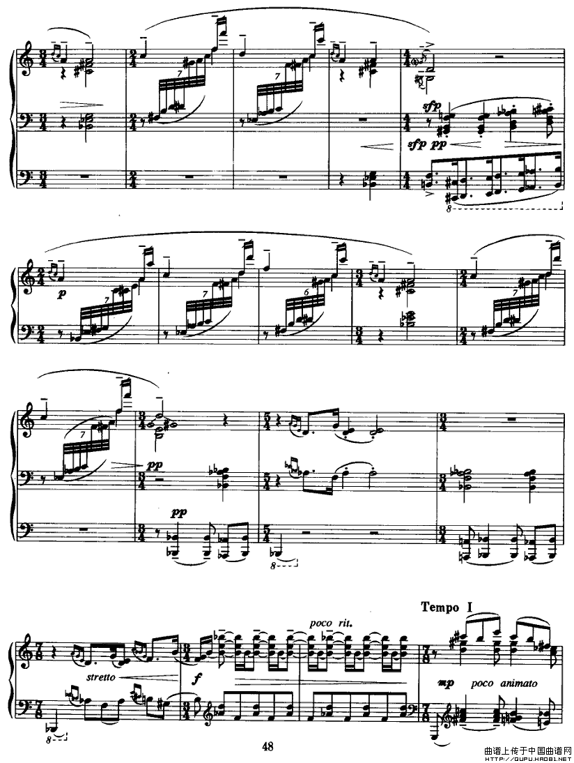 情景P7钢琴曲谱（图1）