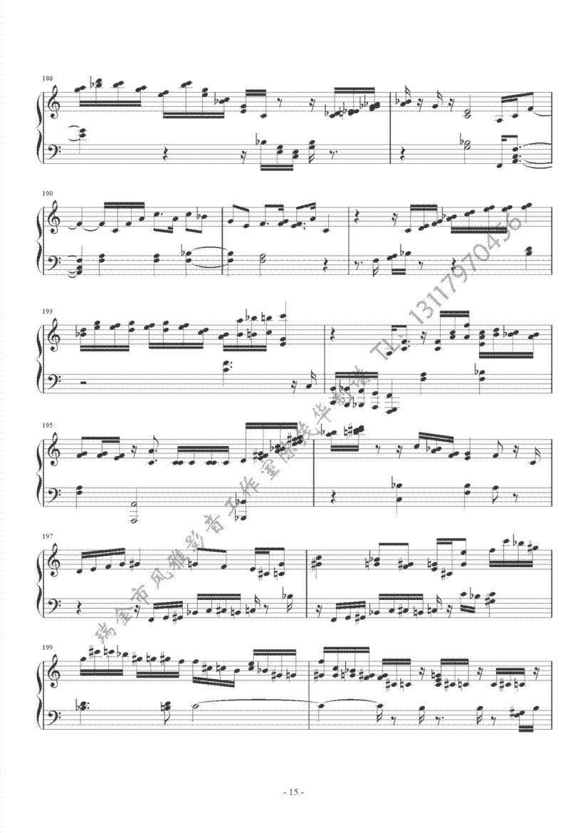 海顿c大调奏鸣曲15钢琴曲谱（图1）