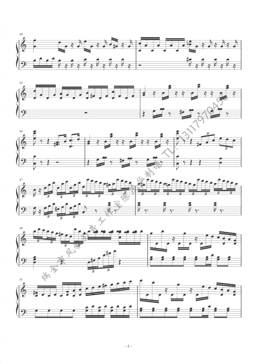 海顿c大调奏鸣曲3、4钢琴曲谱（图2）
