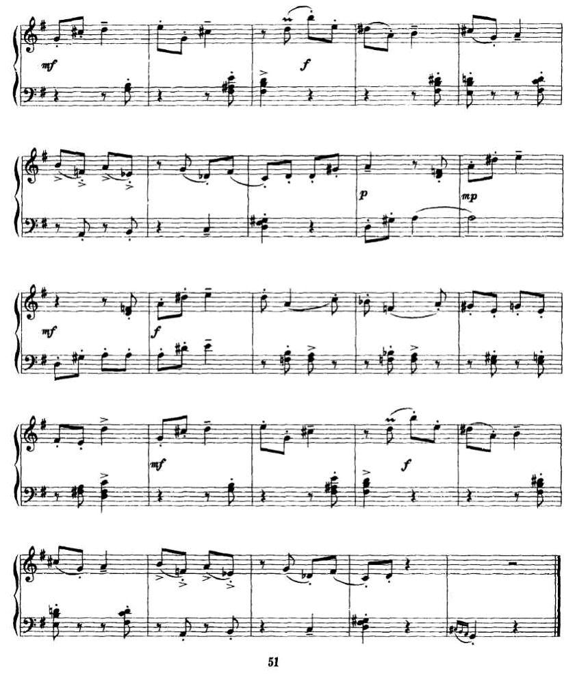 儿童幻想组曲 1、会说话的木偶人钢琴曲谱（图2）