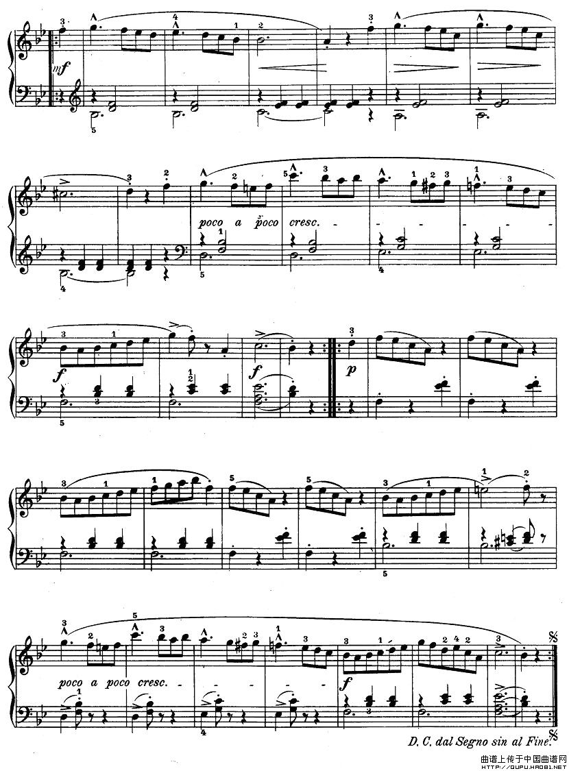 儿童钢琴进阶练习曲50首之25钢琴曲谱（图2）
