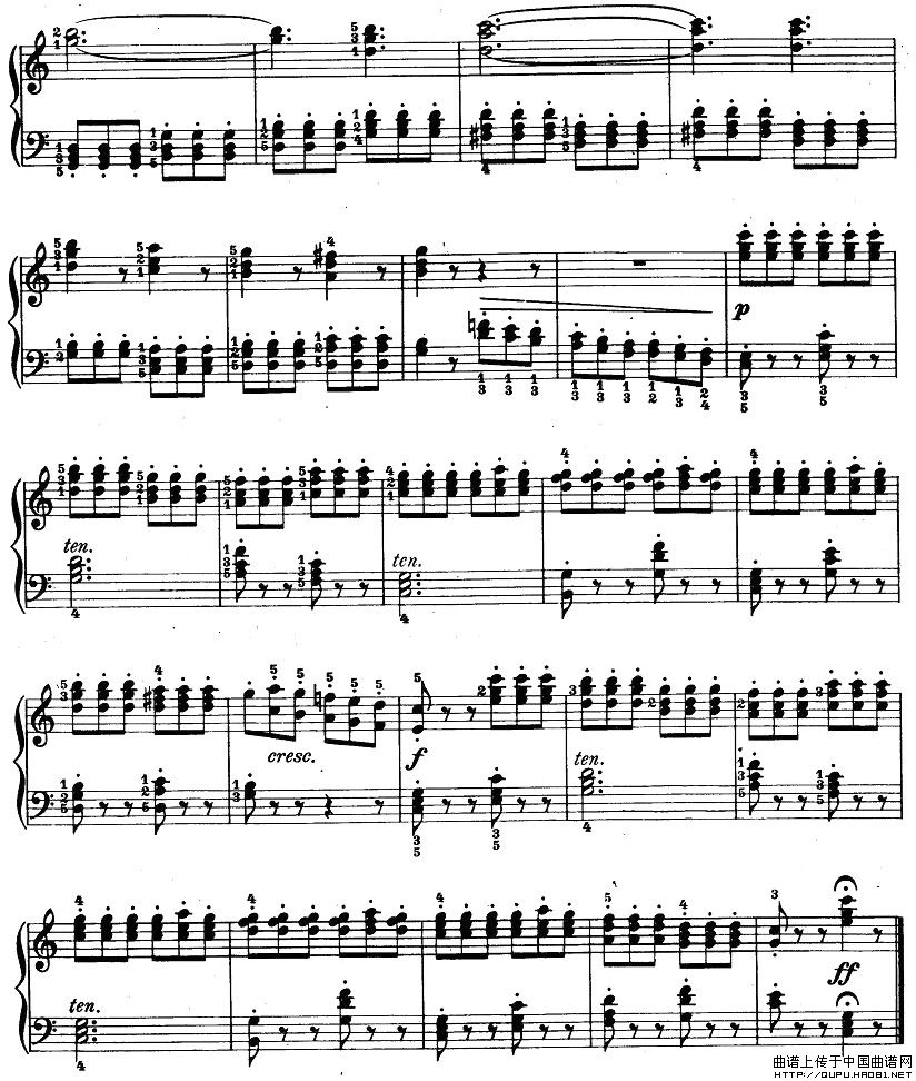 儿童钢琴进阶练习曲50首之28钢琴曲谱（图2）