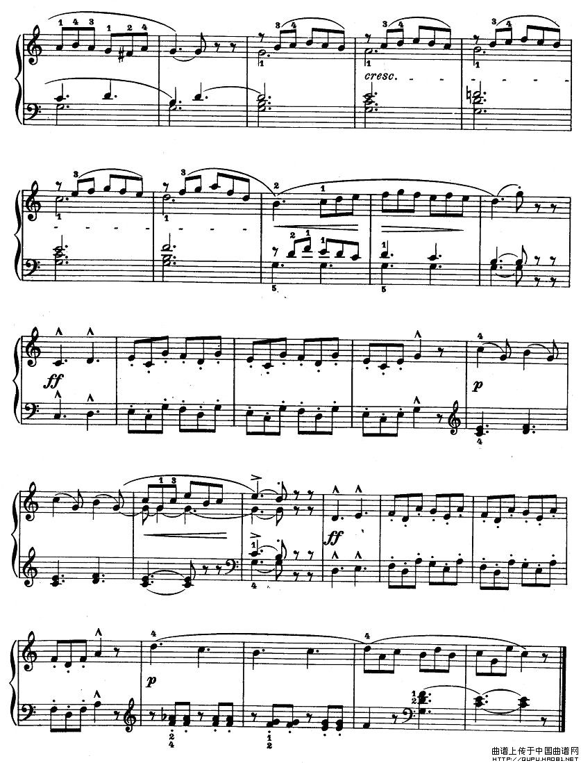 儿童钢琴进阶练习曲50首之9钢琴曲谱（图2）