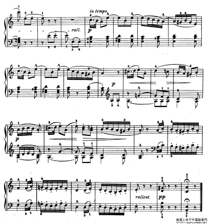 儿童钢琴进阶练习曲50首之38钢琴曲谱（图2）