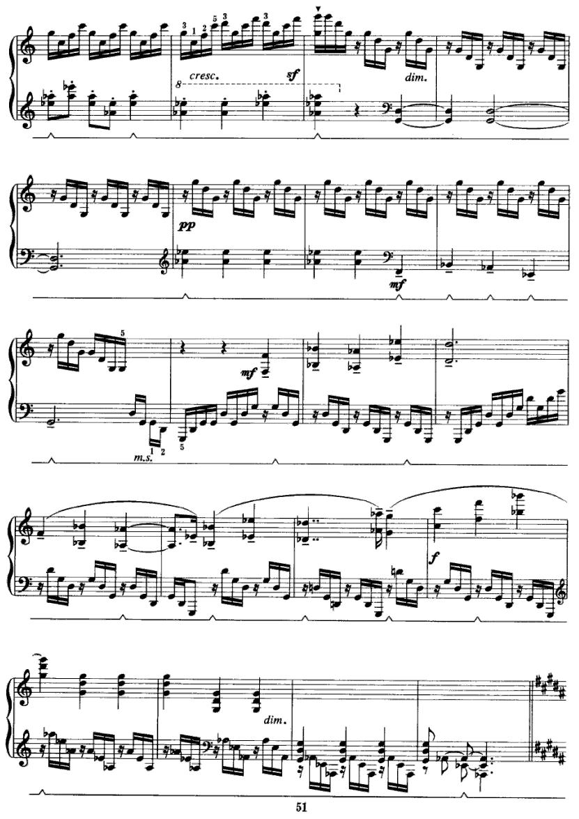 幻想曲二首 2、银锭桥钢琴曲谱（图2）