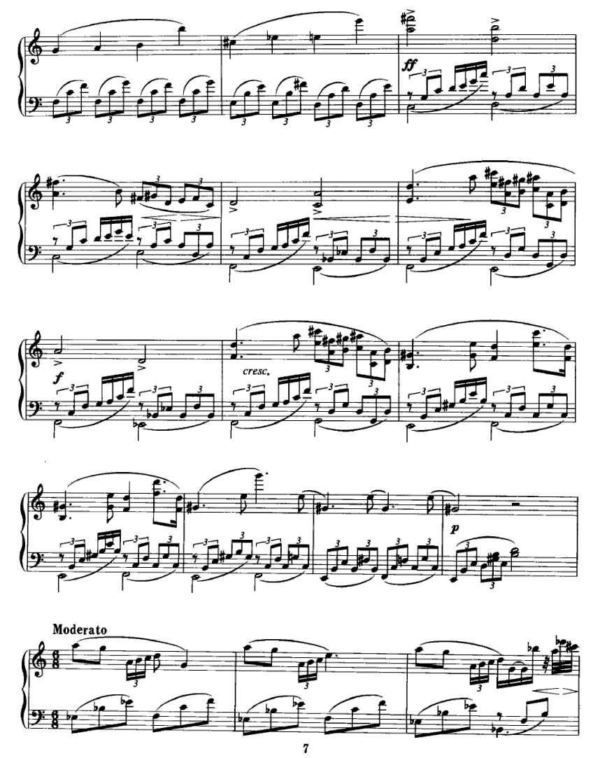 水的回旋钢琴曲谱（图7）