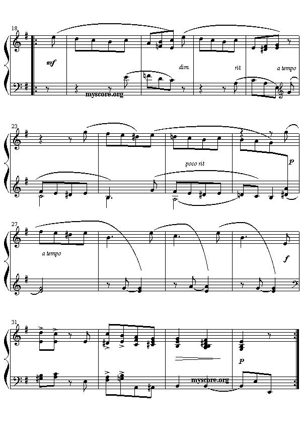 伤逝钢琴曲谱（图2）