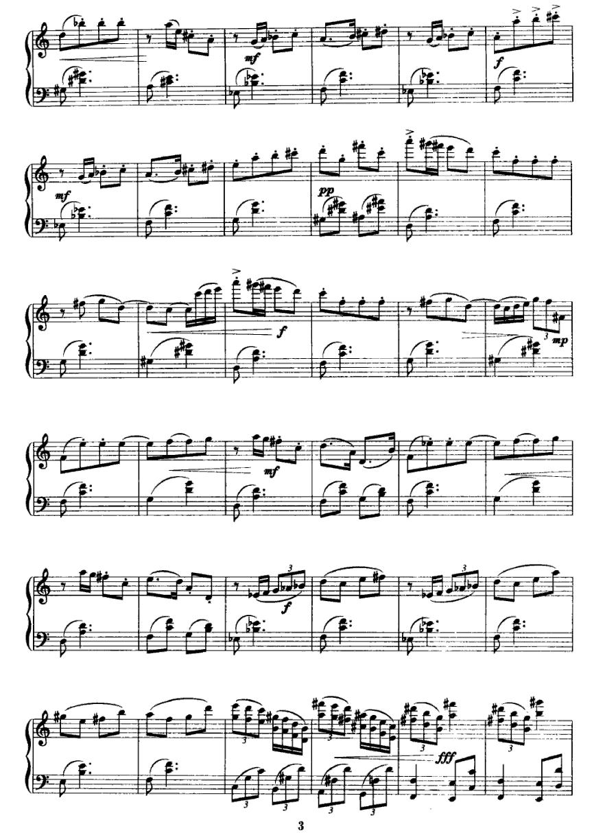 水的回旋钢琴曲谱（图3）