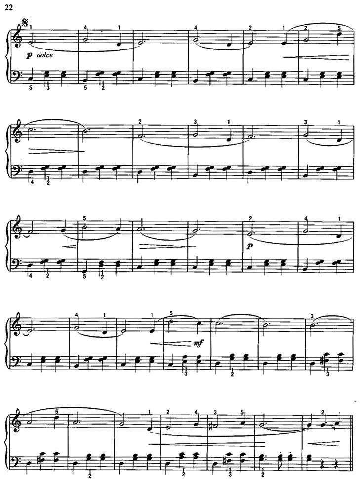 水仙女（钢琴小曲）钢琴曲谱（图4）