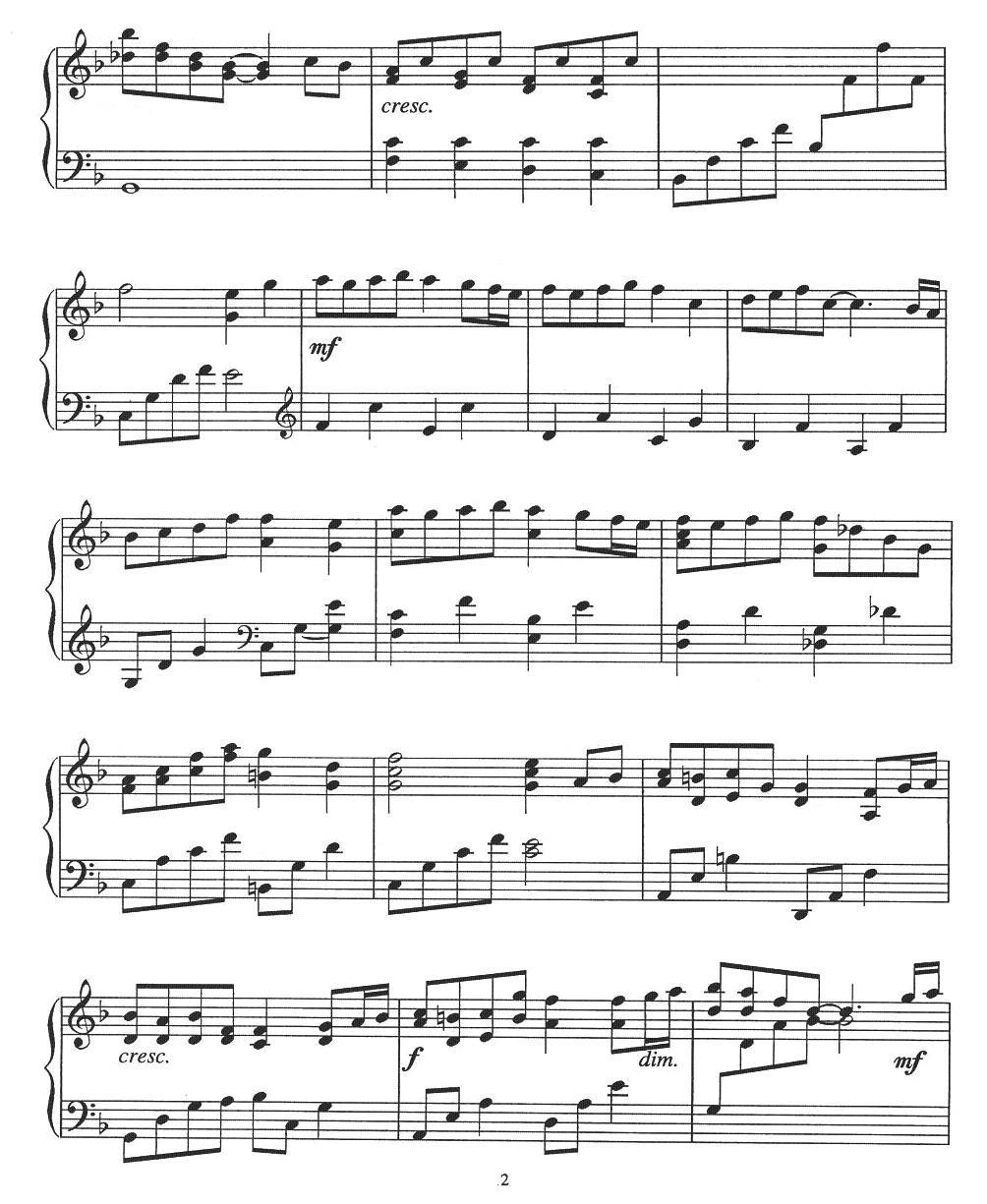 INTRO（电影《纯真年代》插曲）钢琴曲谱（图2）