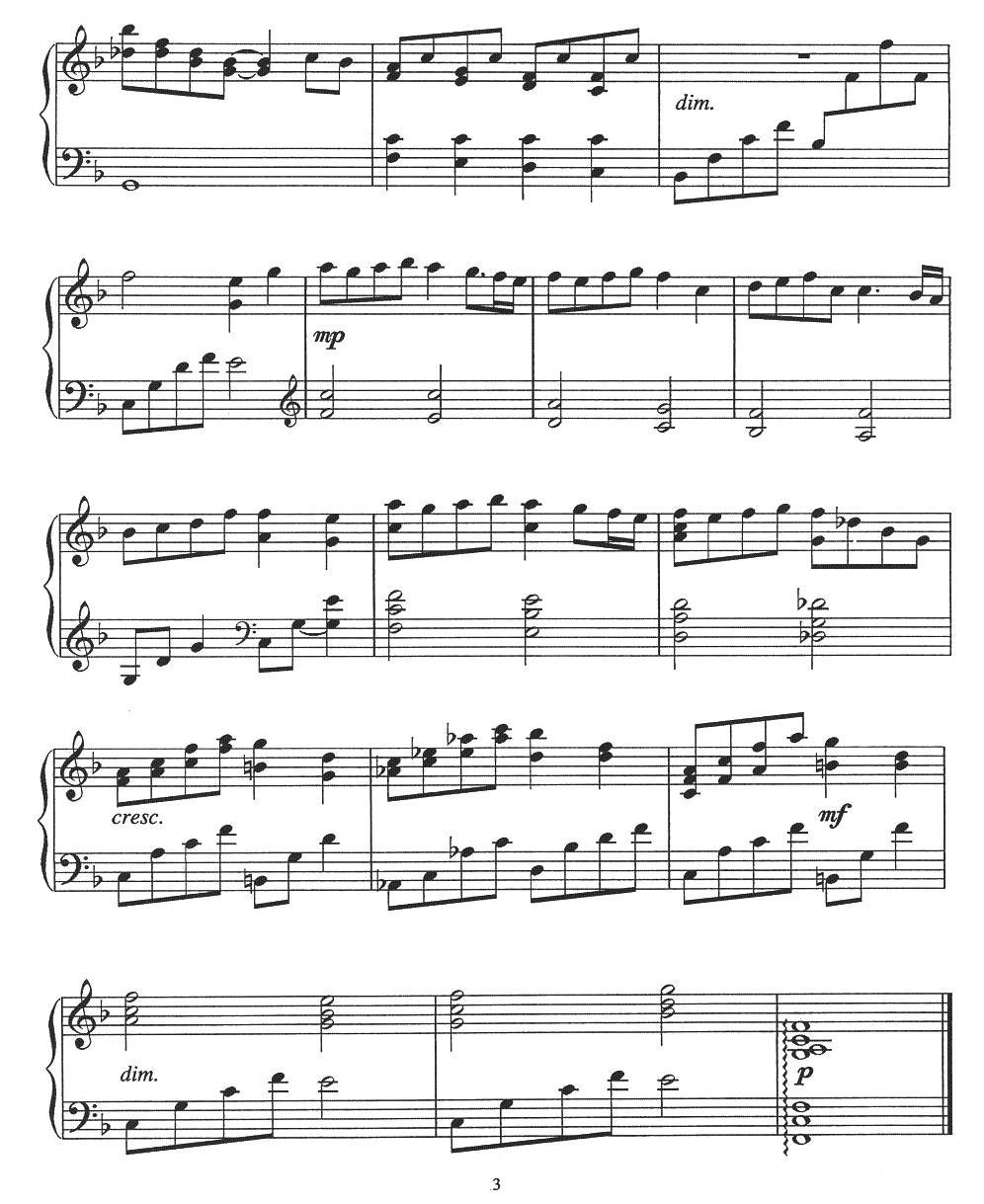 INTRO（电影《纯真年代》插曲）钢琴曲谱（图3）