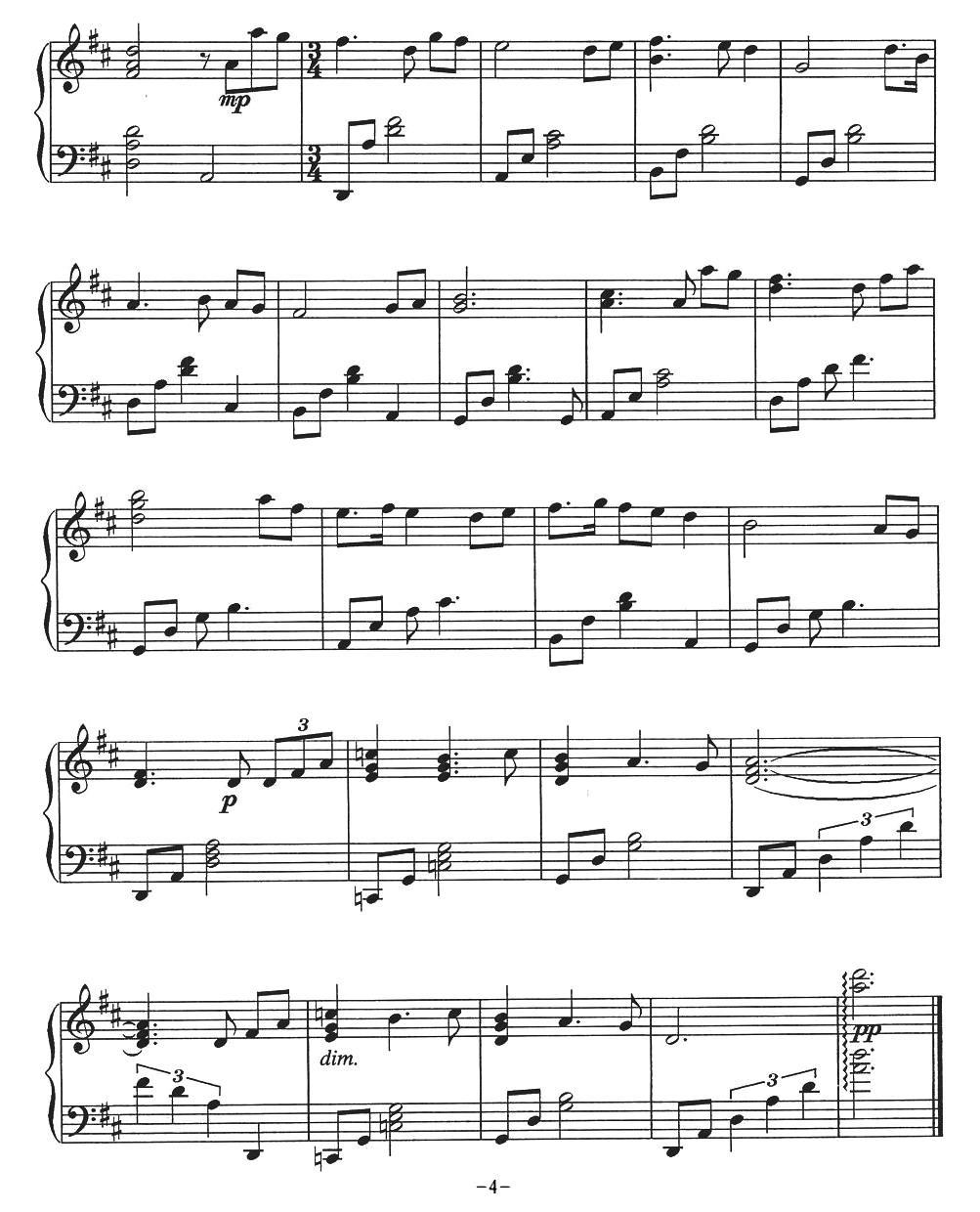 The Ludlows（电影《燃情岁月》主题曲）钢琴曲谱（图4）