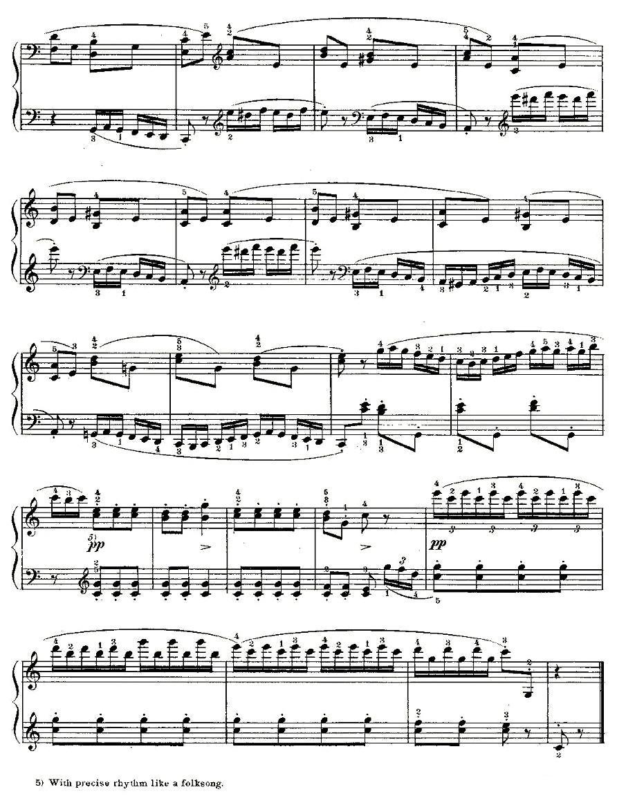 贝多芬钢琴小品Op.119 之二钢琴曲谱（图2）