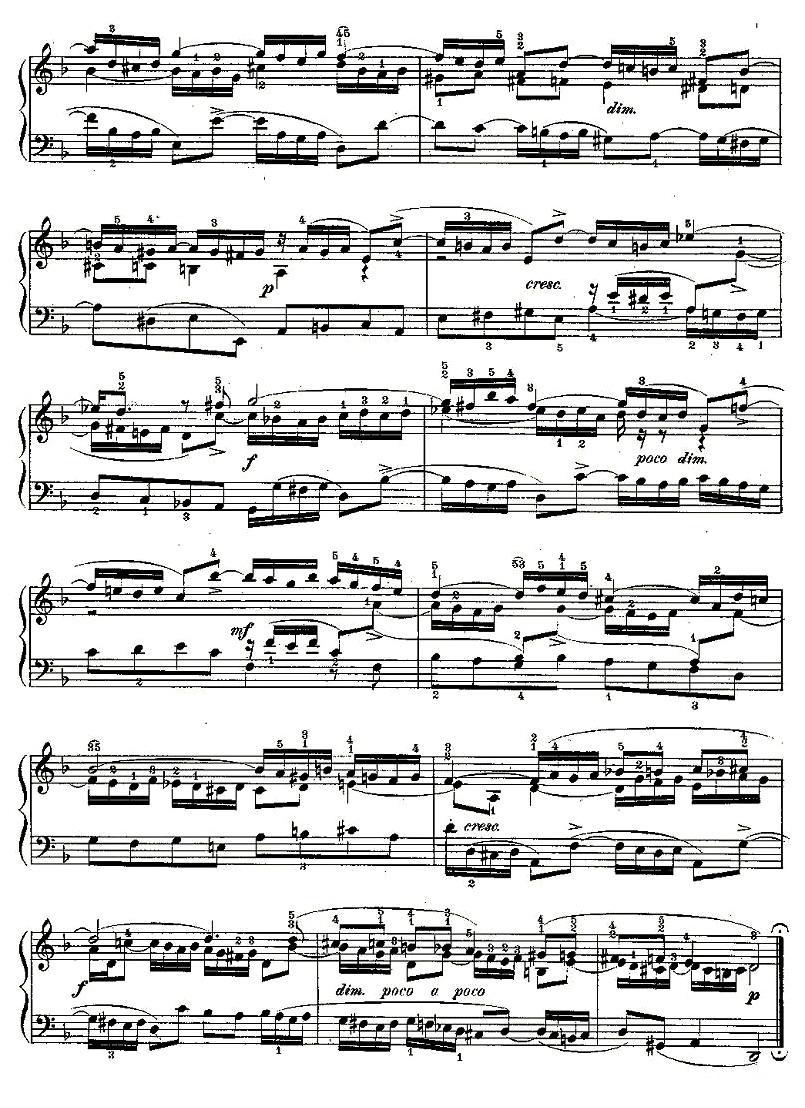 FIFTEEN THREE-PART INVETIONS之四（15首3部创意曲之四）钢琴曲谱（图2）