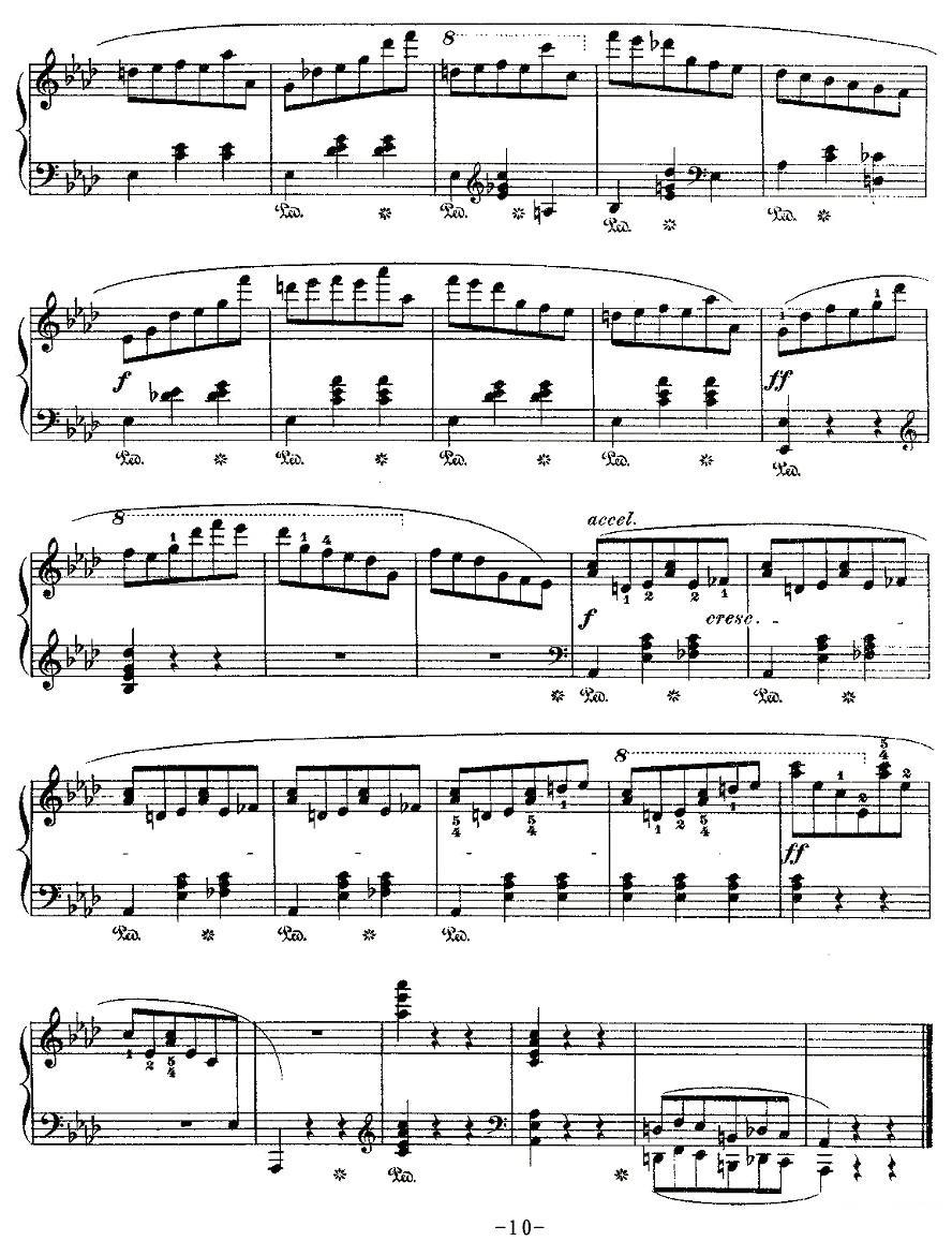 valse，Op.42钢琴曲谱（图10）