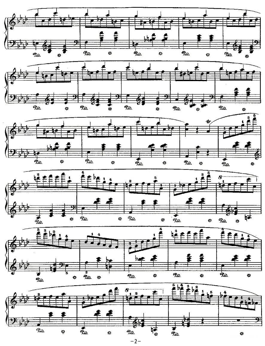 valse，Op.42钢琴曲谱（图2）