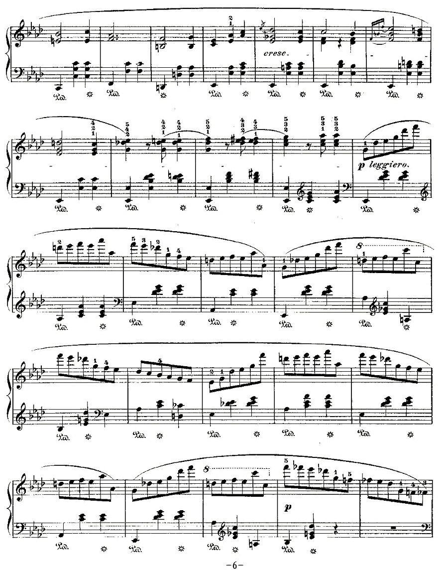 valse，Op.42钢琴曲谱（图6）