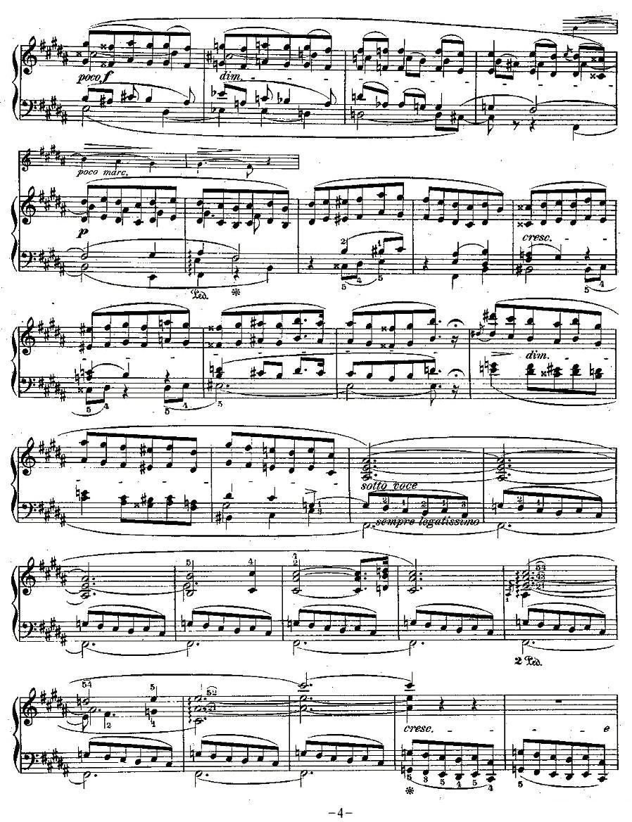 肖邦钢琴练习曲，Op.25之十钢琴曲谱（图4）