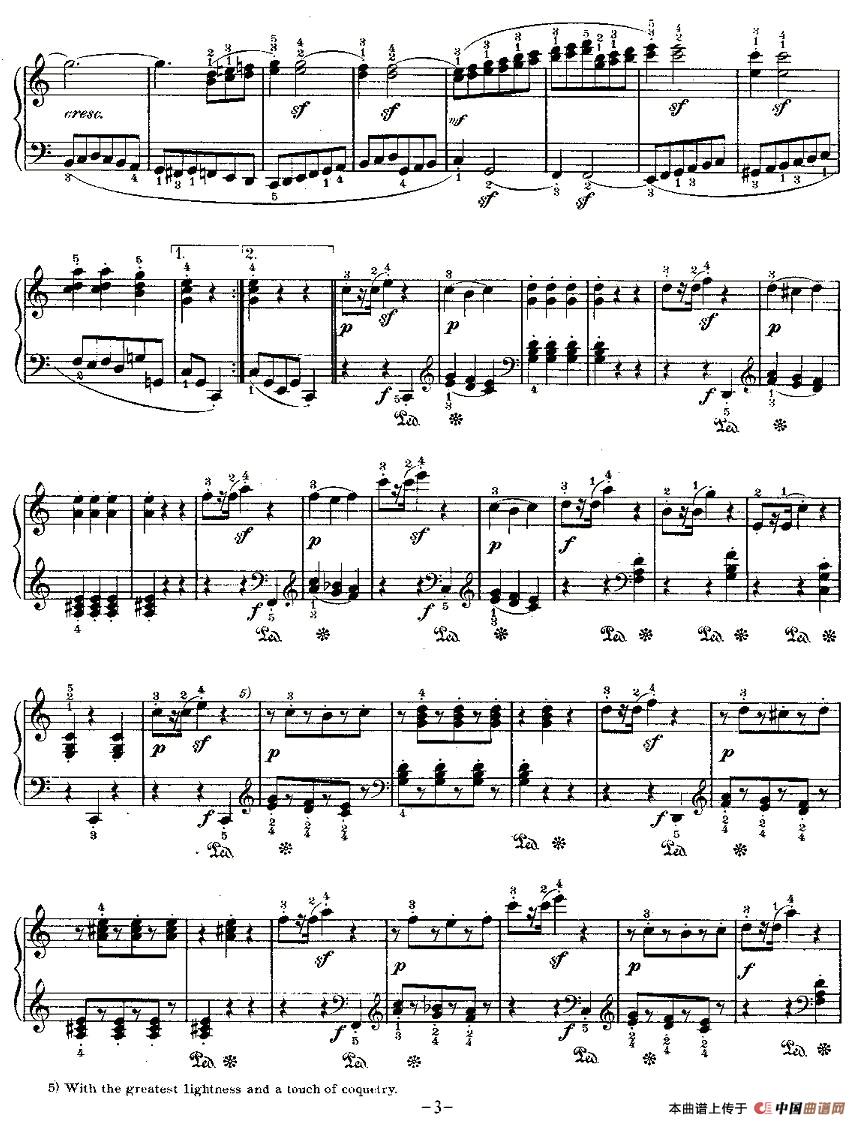 贝多芬钢琴小品（Bagatelles)Op.33 之）钢琴曲谱（图2）