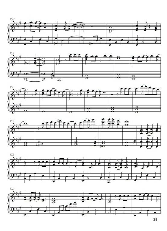 仙境传说 普隆德拉 五线谱钢琴曲谱（图6）
