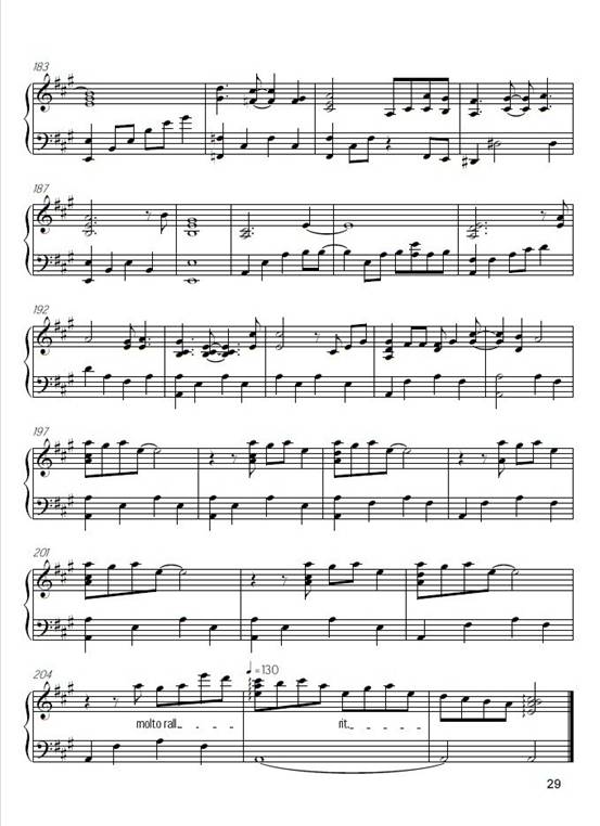 仙境传说 普隆德拉 五线谱钢琴曲谱（图7）