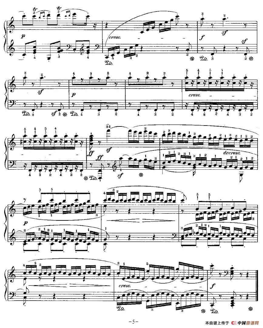 贝多芬钢琴小品（Bagatelles)Op.33 之）钢琴曲谱（图3）
