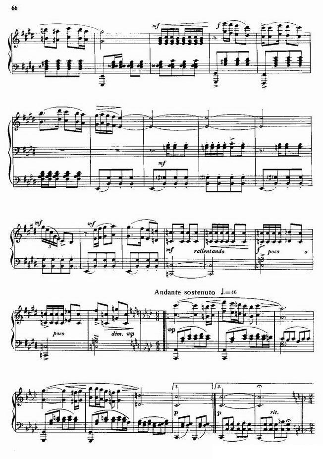 第二新疆舞曲钢琴曲谱（图4）