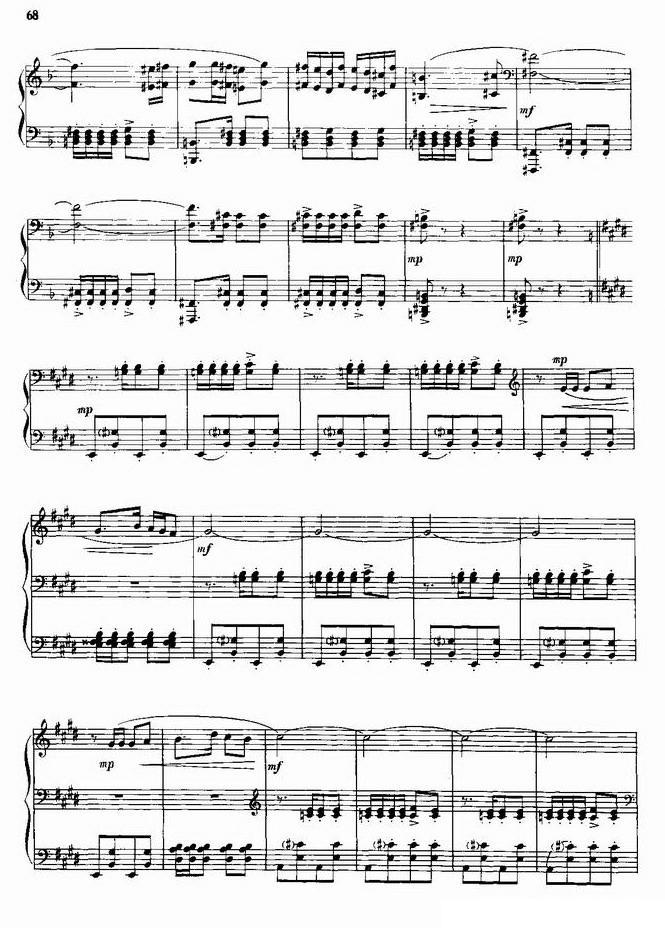 第二新疆舞曲钢琴曲谱（图6）