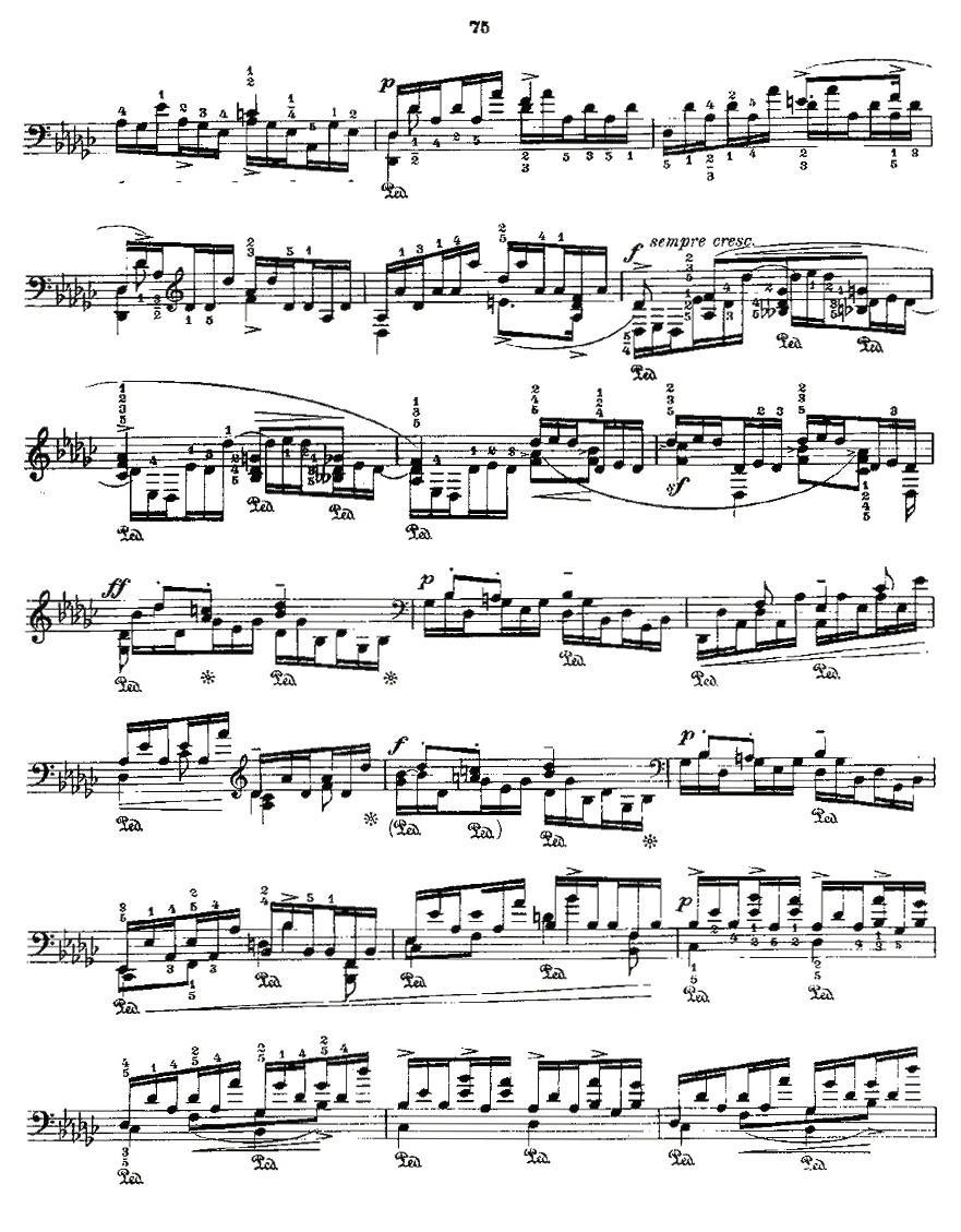 肖邦《练习曲》Fr.Chopin Op.10 No5-7钢琴曲谱（图3）