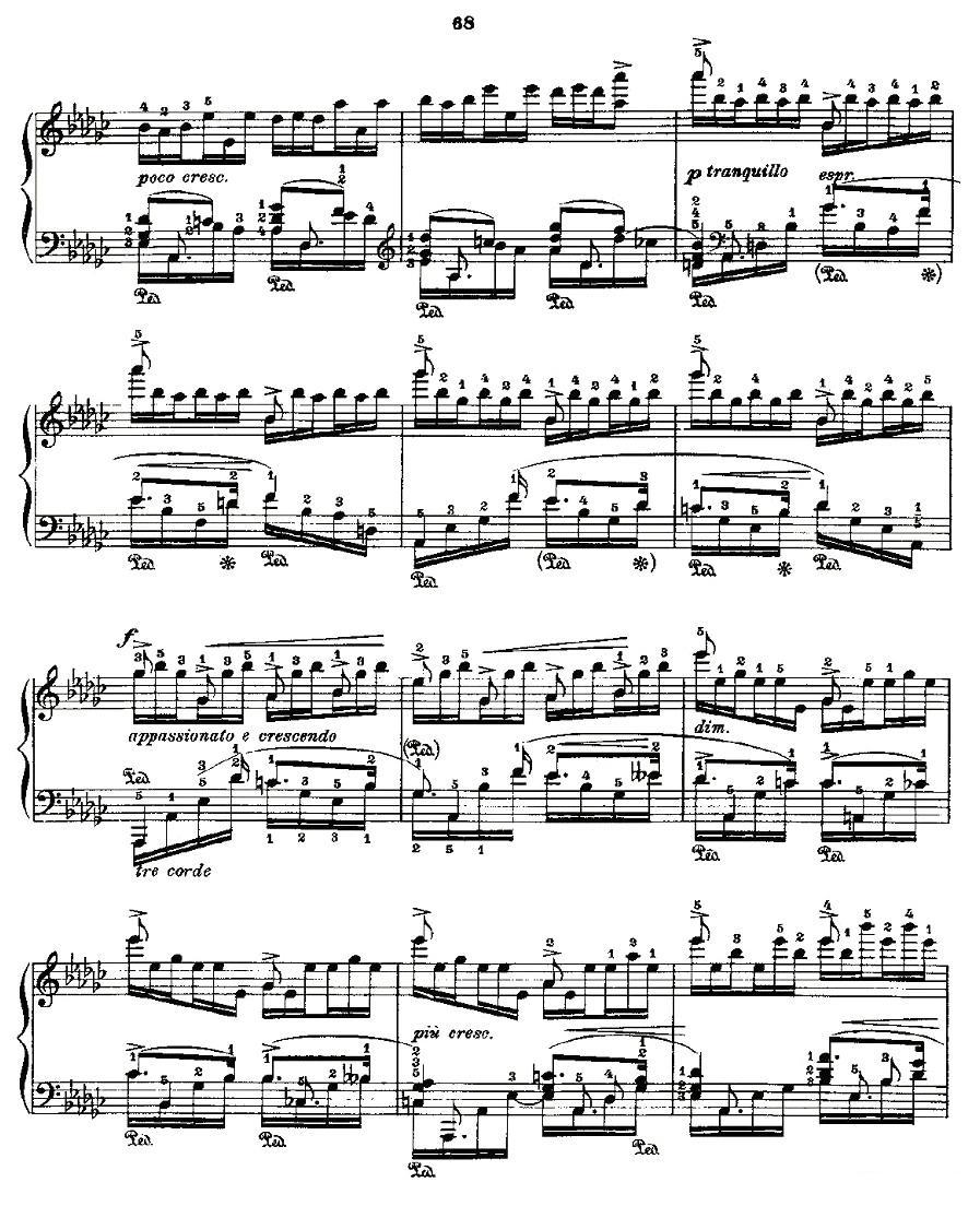 肖邦《练习曲》Fr.Chopin Op.10 No5-6钢琴曲谱（图3）
