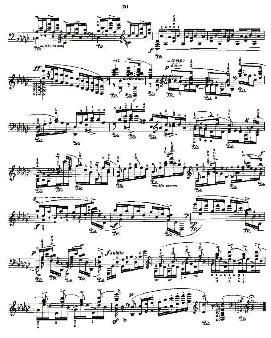 肖邦《练习曲》Fr.Chopin Op.10 No5-7钢琴曲谱（图4）