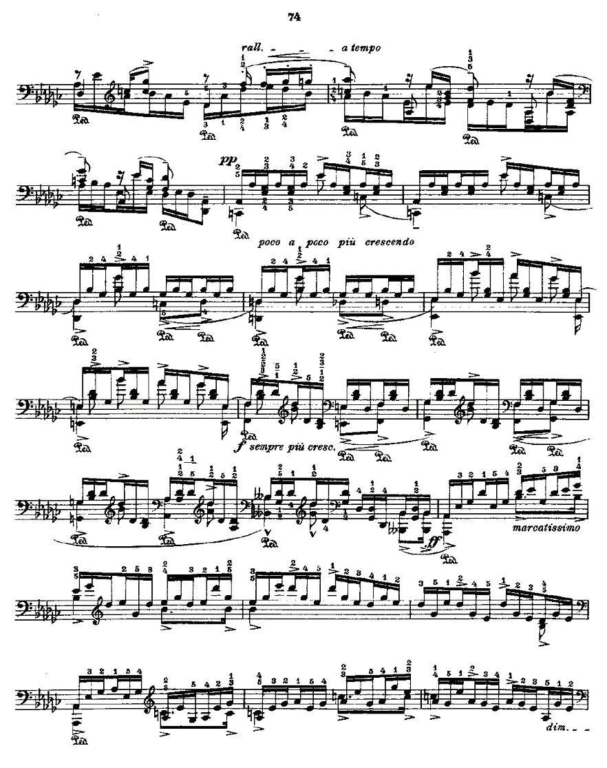 肖邦《练习曲》Fr.Chopin Op.10 No5-7钢琴曲谱（图2）