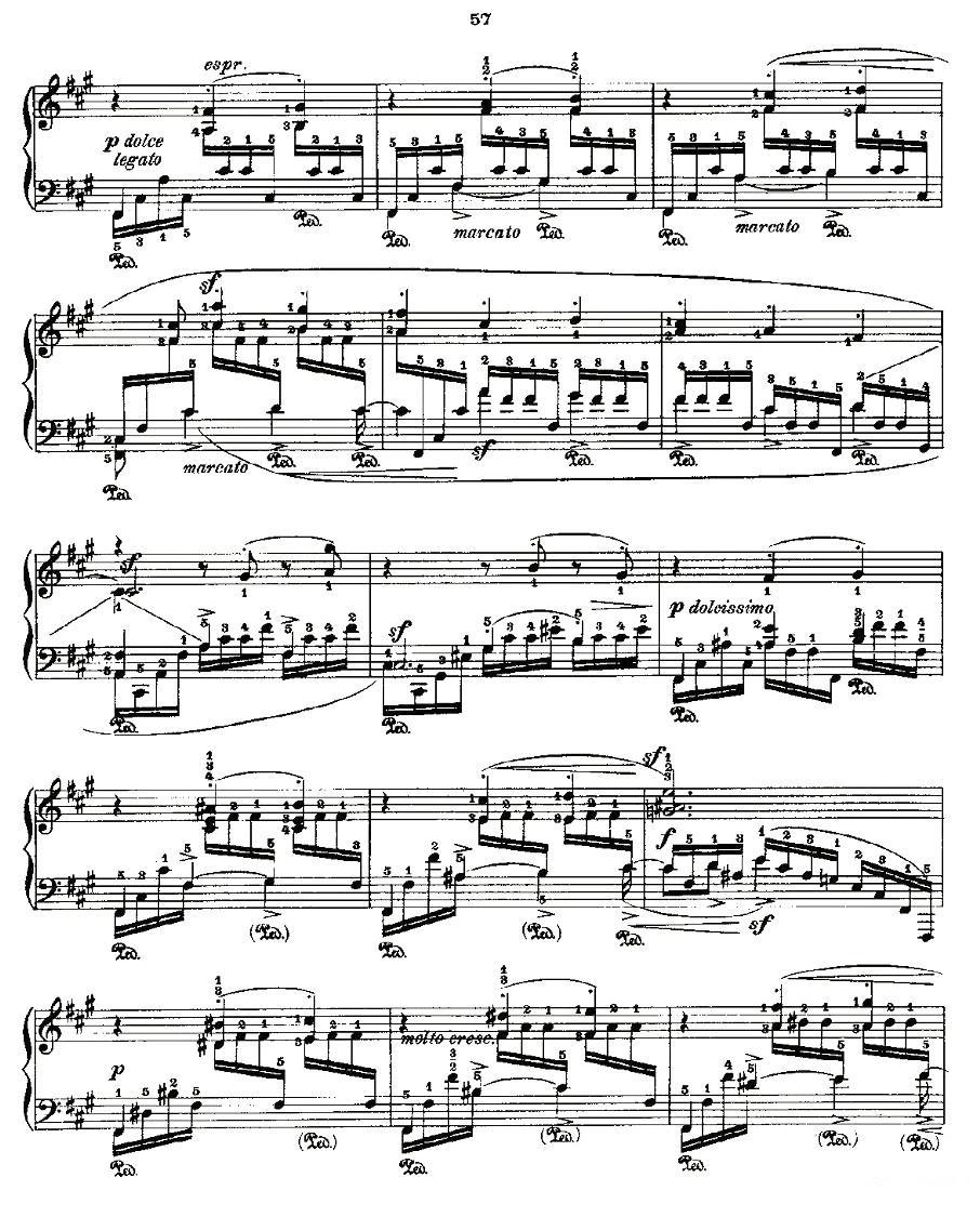 肖邦《练习曲》Fr.Chopin Op.10 No9-3钢琴曲谱（图6）