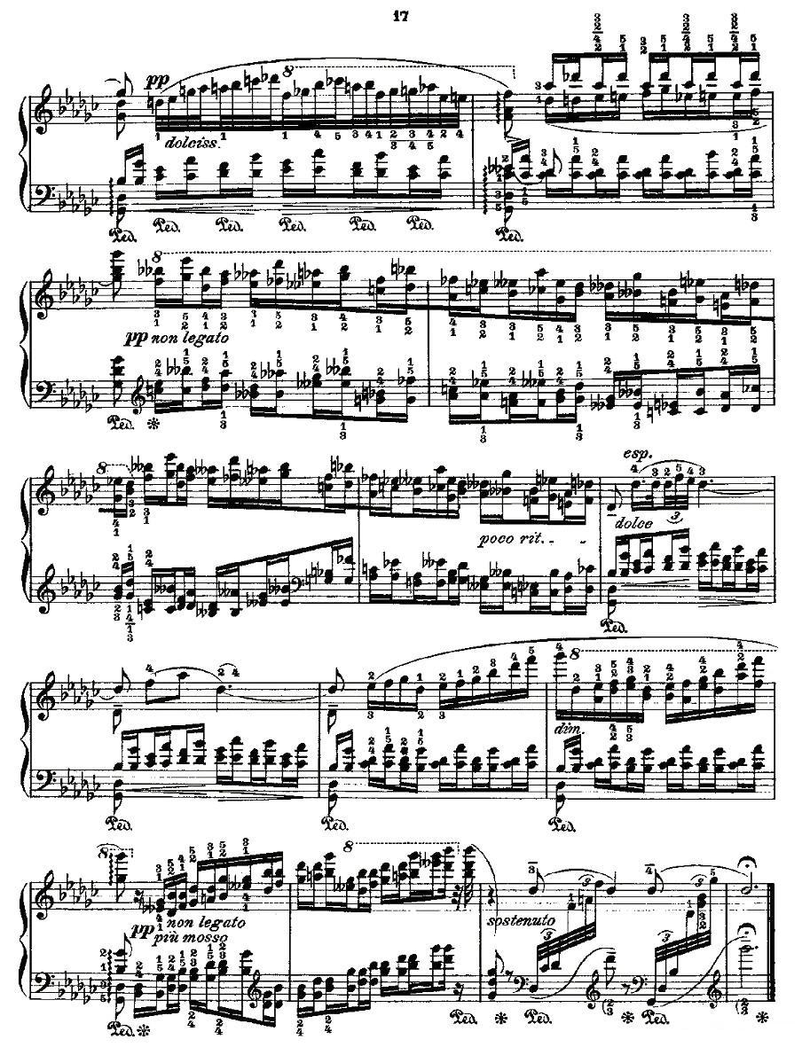 肖邦《练习曲》Fr.Chopin Op.10 No7-2钢琴曲谱（图5）