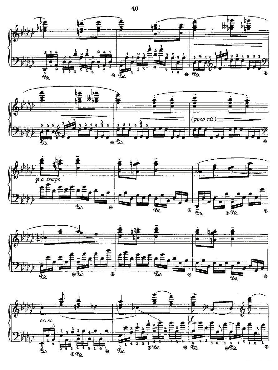 肖邦《练习曲》Fr.Chopin Op.10 No5-1钢琴曲谱（图4）