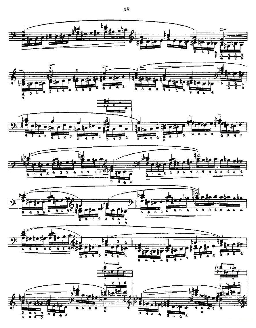 肖邦《练习曲》Fr.Chopin Op.10 No2-1钢琴曲谱（图2）