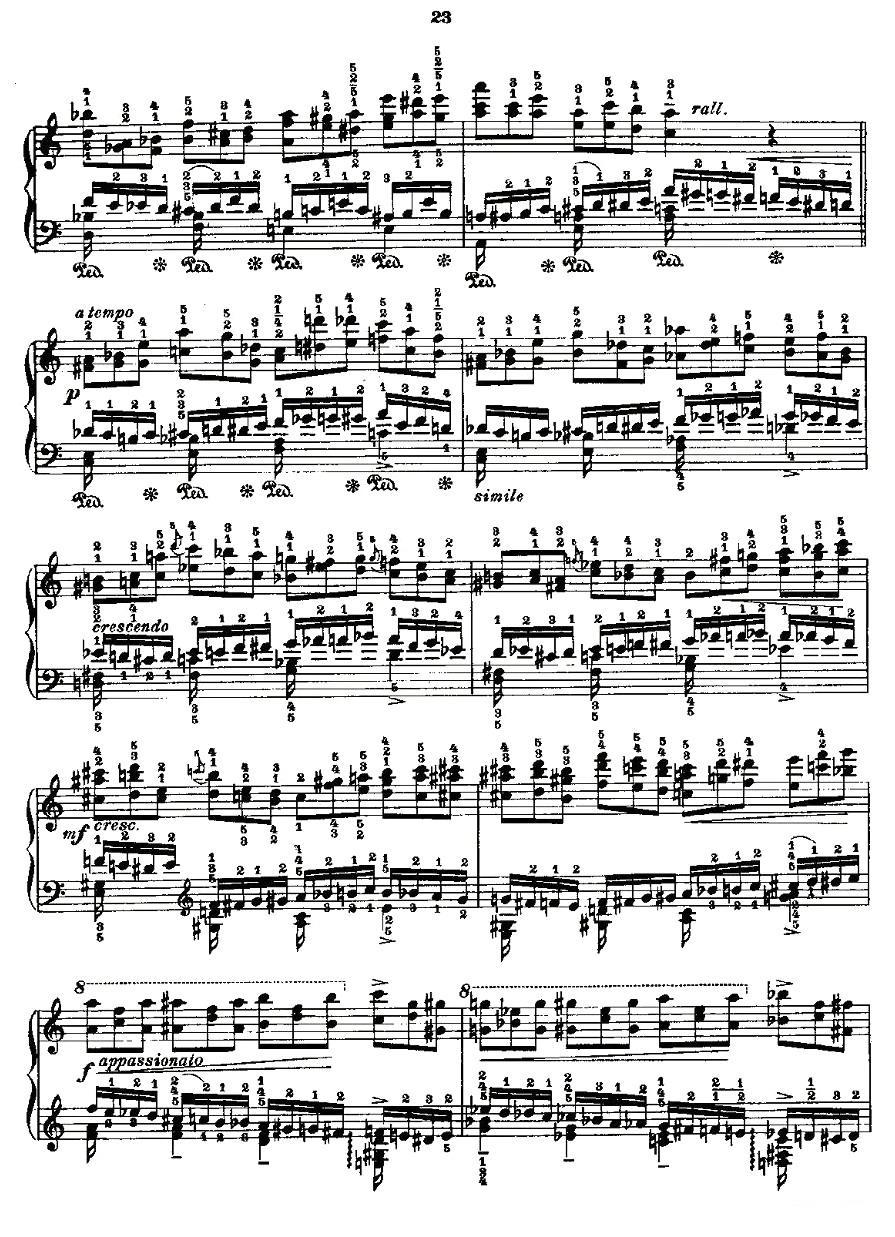 肖邦《练习曲》Fr.Chopin Op.10 No2-2钢琴曲谱（图3）