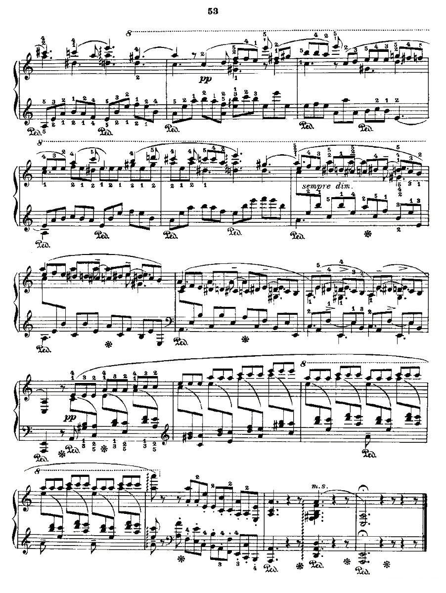 肖邦《练习曲》Fr.Chopin Op.10 No5-3钢琴曲谱（图6）