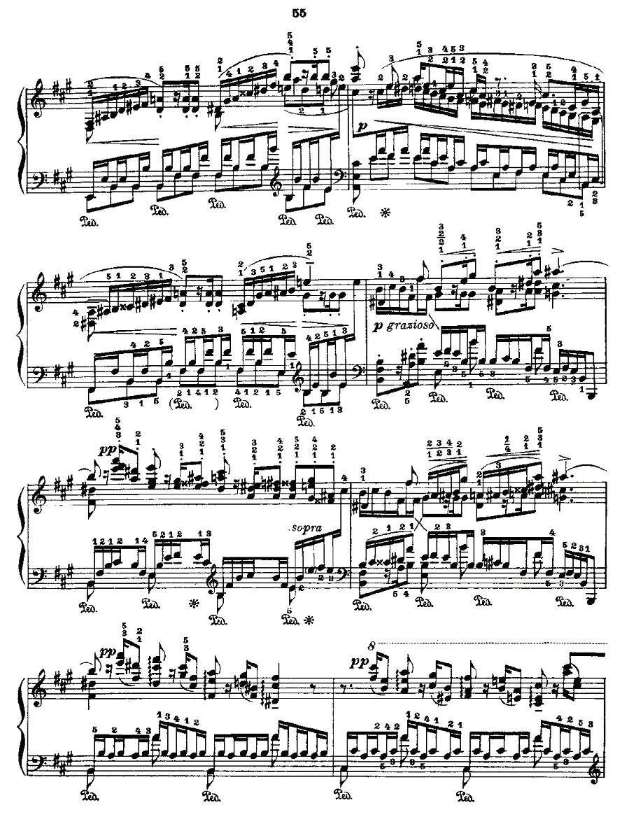 肖邦《练习曲》Fr.Chopin Op.10 No5-4钢琴曲谱（图2）
