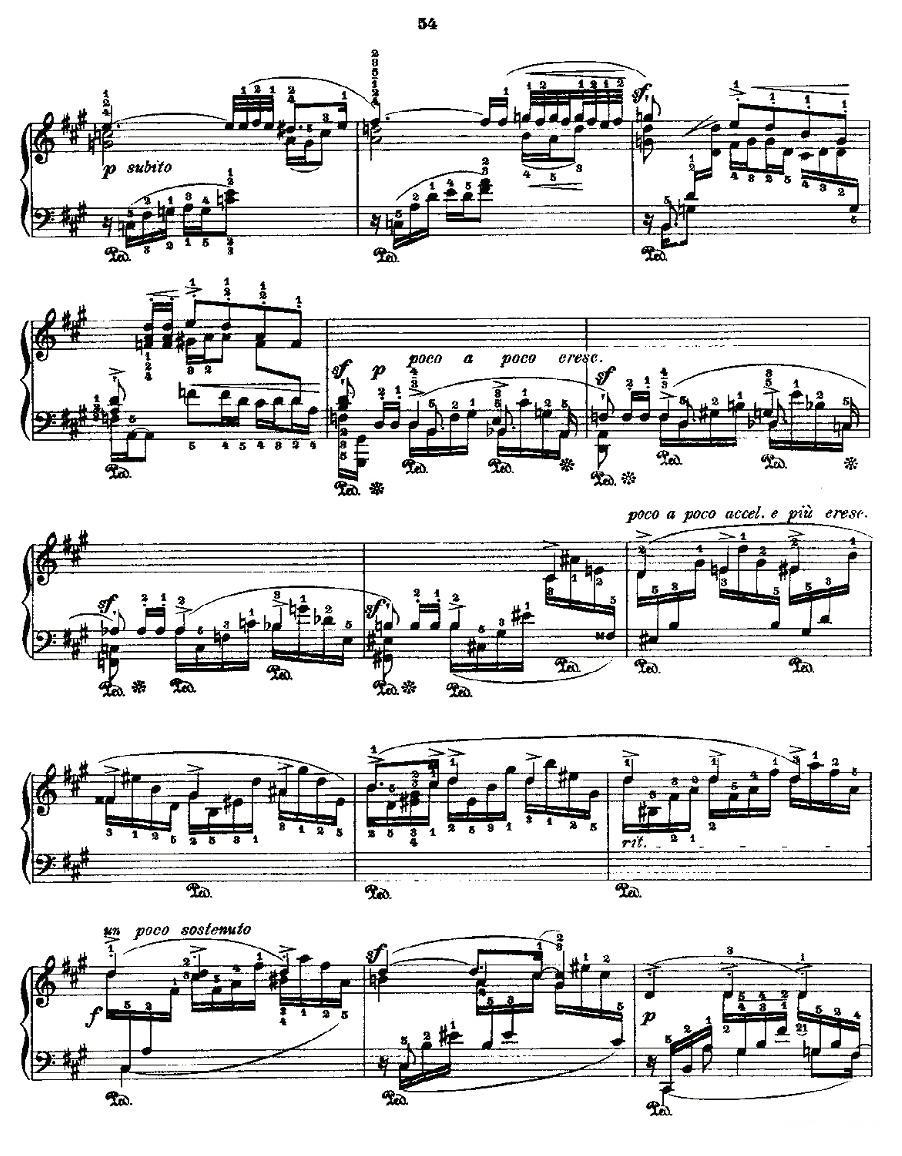 肖邦《练习曲》Fr.Chopin Op.10 No9-3钢琴曲谱（图3）