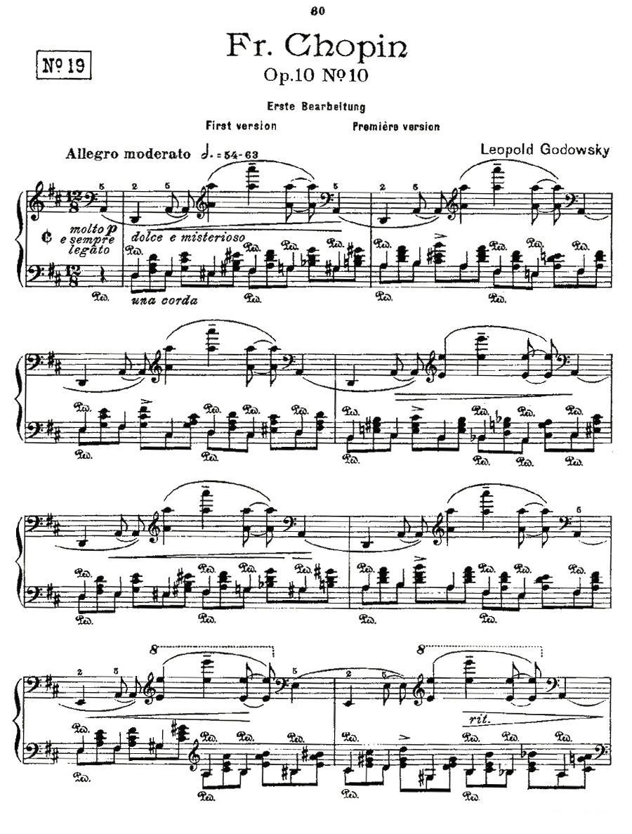 肖邦《练习曲》Fr.Chopin Op.10 No10-1钢琴曲谱（图1）